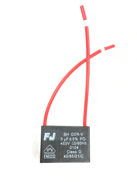Starting capacitor for FLAIR single-phase 1/8HP coolant pump