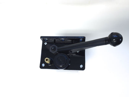 1 liter BIJUR-style Lubrication Unit for Bridgeport, CKE-8 Oil Pump, Left Hand