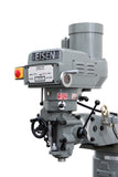 EISEN S-2A 9"x49" Milling Machine, 3HP w/ 2-Axis DRO, Free X-axis Powerfeed
