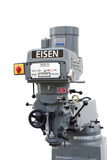 EISEN S-3AII Milling Machine, Boxways, 10x50, 3HP, R8, Free DRO, Free Powerfeed