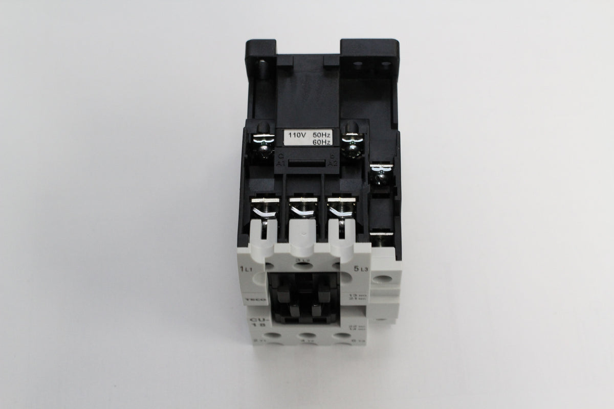 TECO CU-18 Magnetic Contactor 35 Amp, 3 Phase,  110V Coil 3A1a1b (TAIAN CN-18)