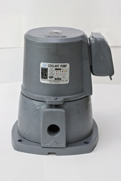 1/4 HP Cast Iron Suction-Type Coolant Pump, 220V/440V, 3PH, 1/2" NPT outlet YC