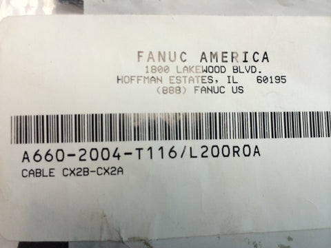 FANUC A660-2004-T116/L200R0A  cable CX2B-CX2A NEW