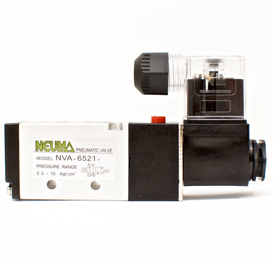 NEUMA Solenoid Valve NVA-6521-NPT-A1, 2 position, Single coil, 110V, NPT 1/4"