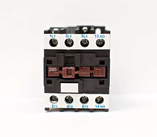NHD C-25D10G7 magnetic contactor for 10HP motor, 220V coil, normally open
