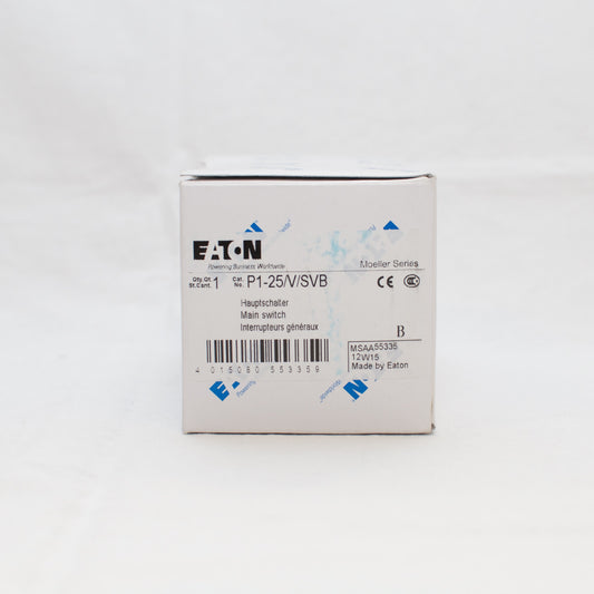 Eaton / Moeller main switch P1-25/V/SVB