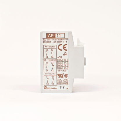 Shihlin Auxiliary contact Block AP-11S for Shihlin Contactors