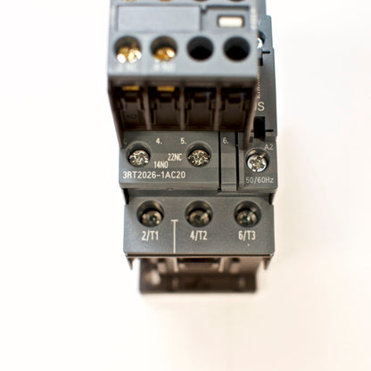 Siemens Contactor 3RT2026-1AC20 24V Coil with Aux Switch Block 3RH2911-1HA11