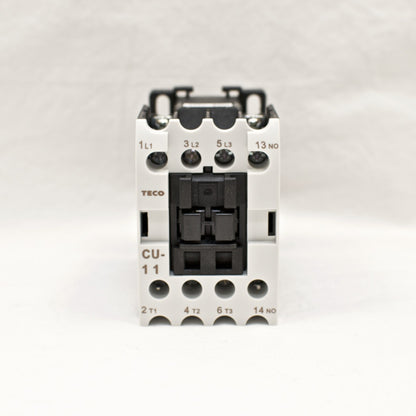TECO CU-11 Magnetic Contactor, 24A, 3 phase,  220V coil,  3A1a, Normally Open