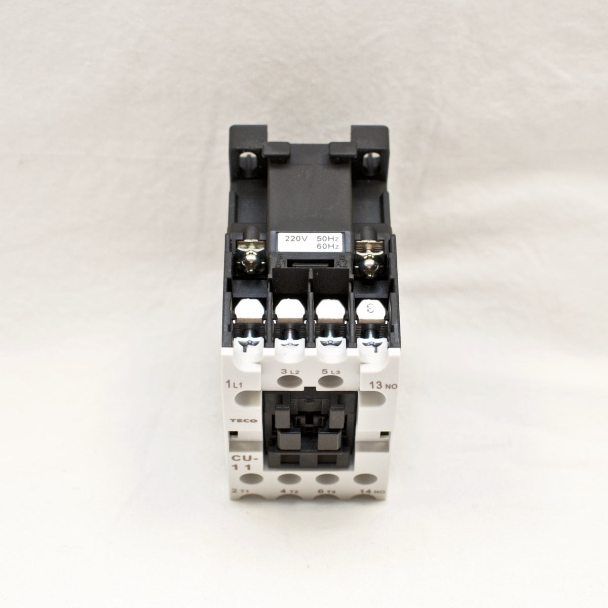 TECO CU-11 Magnetic Contactor, 24A, 3 phase,  220V coil,  3A1a, Normally Open