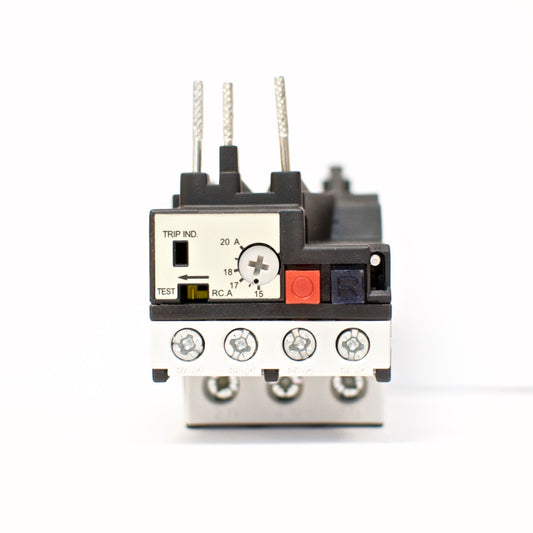 TECO RHU-10/20K1 thermal overload relay, Amp range: 15 ~ 20A
