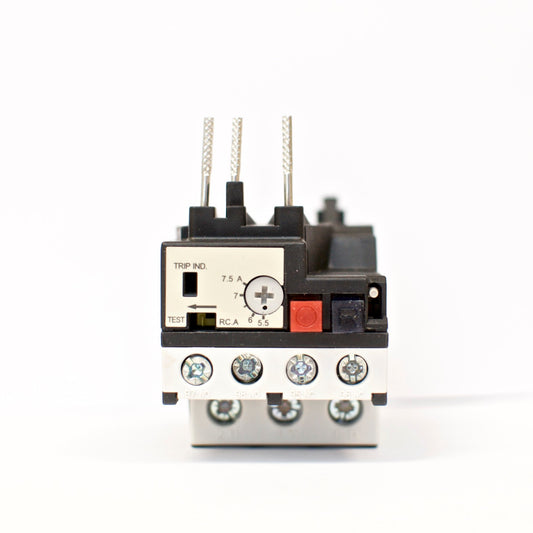 TECO RHU-10/7.5K1 thermal overload relay, Amp range: 5.5 ~ 7.5A