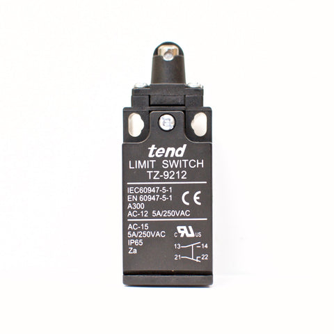 TEND TZ-9212 Limit Switch, Push Button Roller Plunger, 5A/250VAC