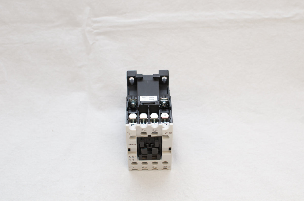TECO CU-11 magnetic contactor, 24V coil 3A1b N/C (Replaces TAIAN CN-11)