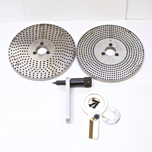 VERTEX DP-2 8" Dividing Plate Set For Rotary Table (HV-8,RT-8,VU-200)