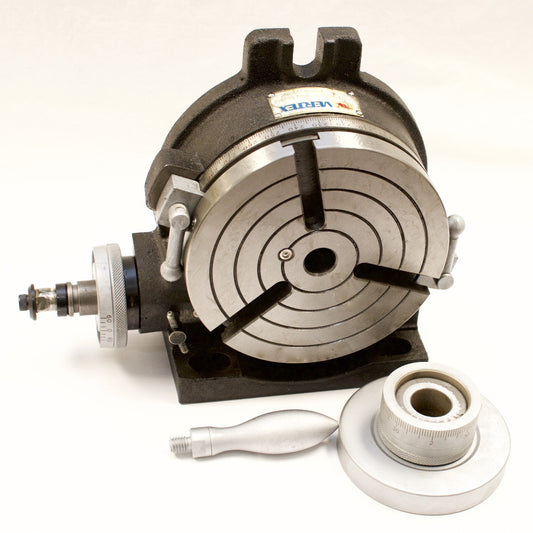 VERTEX HV-6(3 slot) 6" Horizontal / Vertical Rotary Table with 3-slot Face Plate
