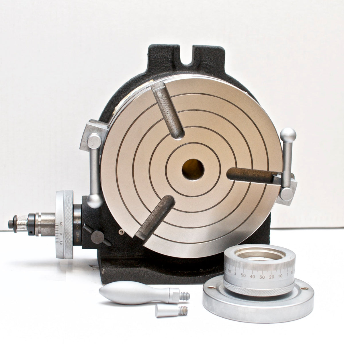 VERTEX HV-8 8" Horizontal / Vertical Rotary Table with Face Plate