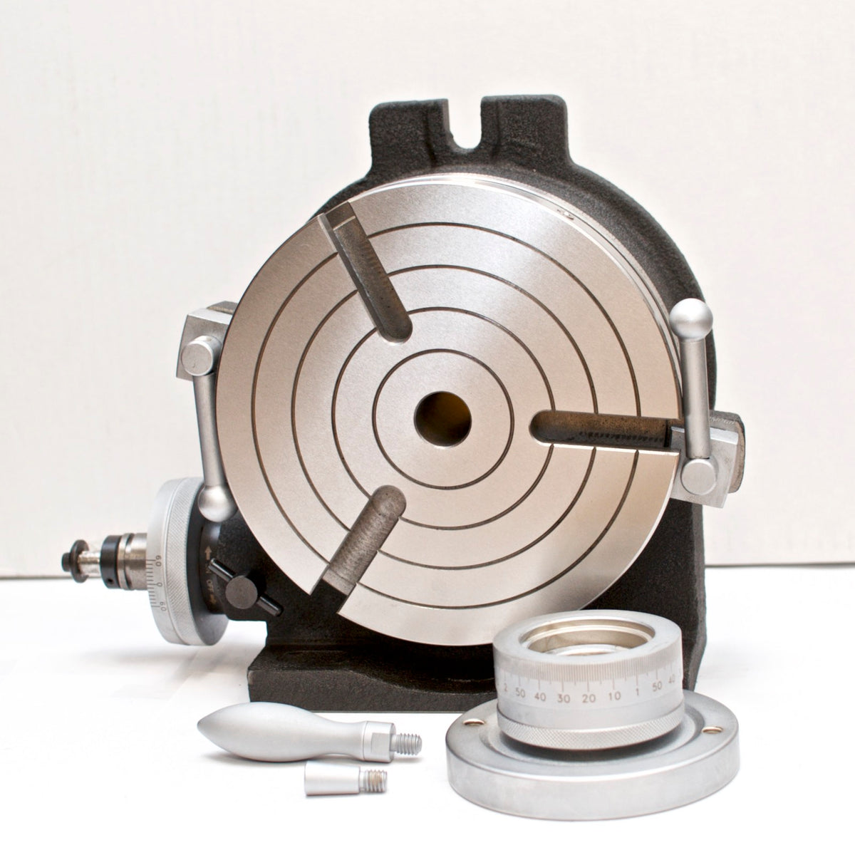 VERTEX HV-8 8" Horizontal / Vertical Rotary Table with Face Plate