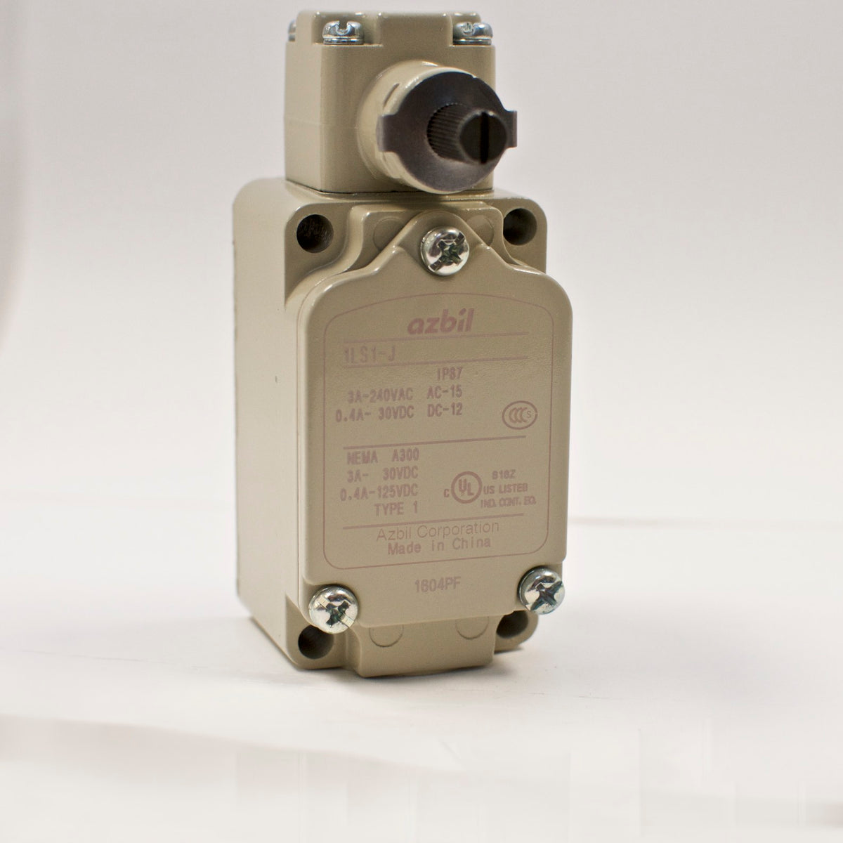 Azbil 1LS1-J limit switch, Roller Lever Type (Yamatake)