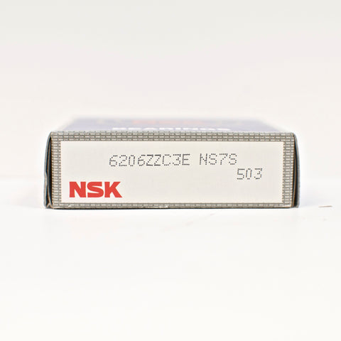 NSK 6206ZZC3E Radial/Deep Groove Ball Bearing 30x62x16, NS7S