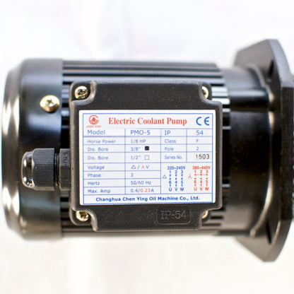 1/8 HP Filtered Coolant Pump, 220V/440V, 3PH, 150mm (6"), Chen Ying PMO-5