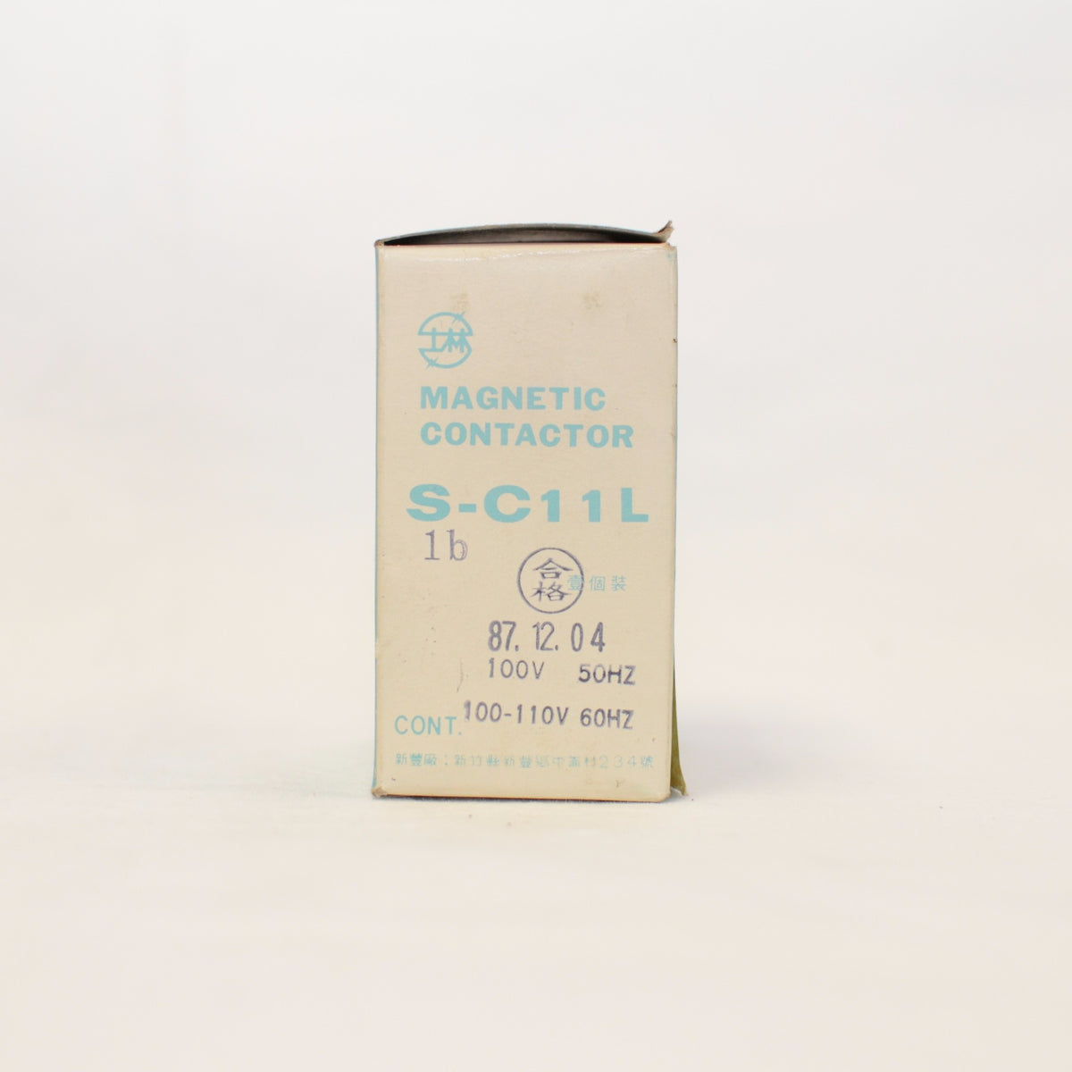 Shihlin Magnetic Contactor S-C11L 3A1b Coil: 110V
