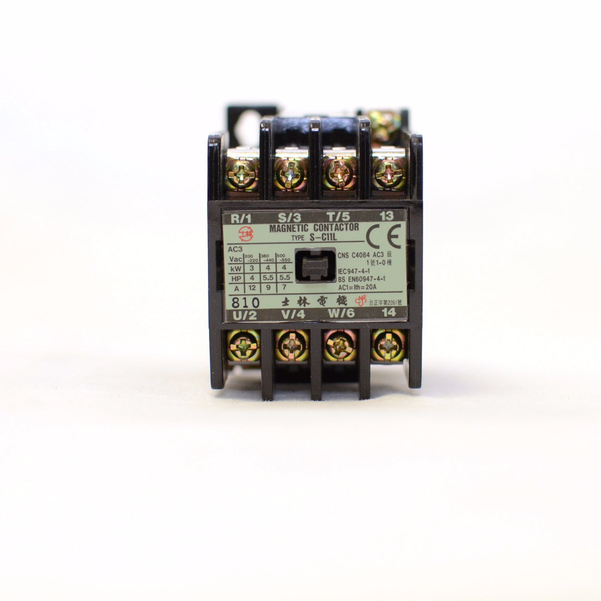 Shihlin Magnetic Contactor S-C11L 3A1b Coil: 110V