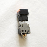 FUJI AH164-SLO11E3 Orange Pushbutton Command Switch 24VDC LED (Pack of 5)