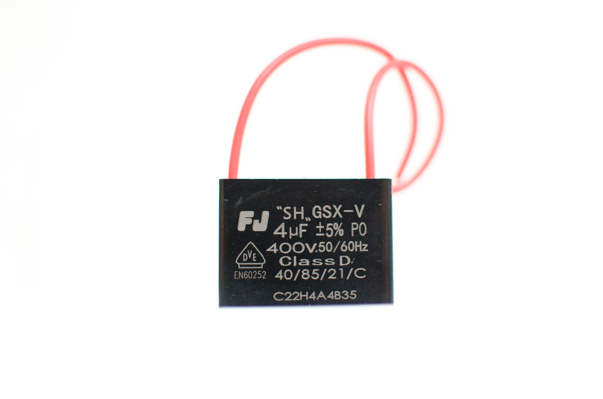 Start capacitor 4 uF for FLAIR Coolant Pump 1/8 HP 1 phase Suction Type (MC-8000-1)