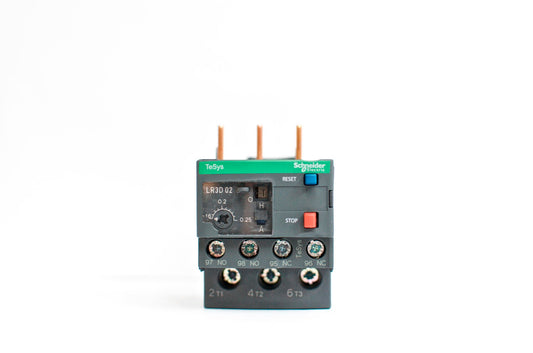 Schneider TeSys LR3D 02, thermal overload relay, 0.16~0.25 A, class 10A