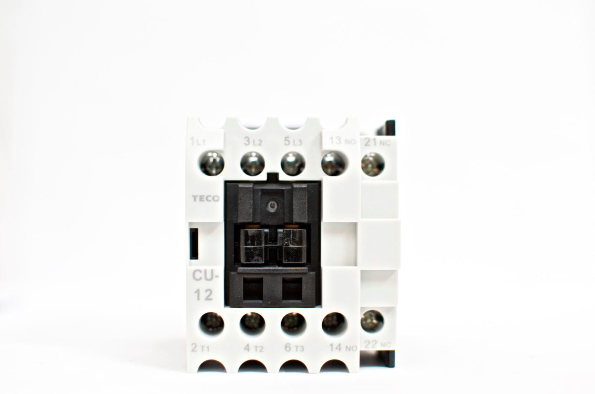 TECO CU-12 Magnetic Contactor, 220VAC Coil Voltage, 3A1a1b Contacts