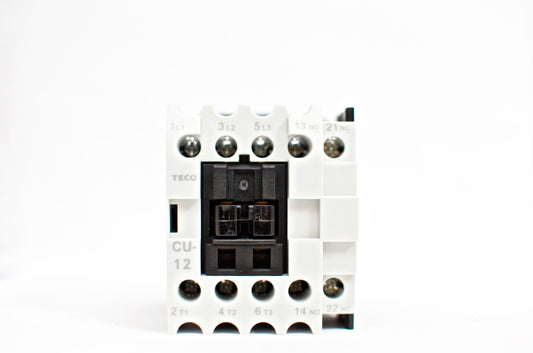 TECO CU-12 Magnetic Contactor, 220VAC Coil Voltage, 3A1a1b Contacts