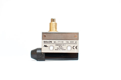 SOLON ML-7110 Limit Switch, Push Plunger, 10A/250V