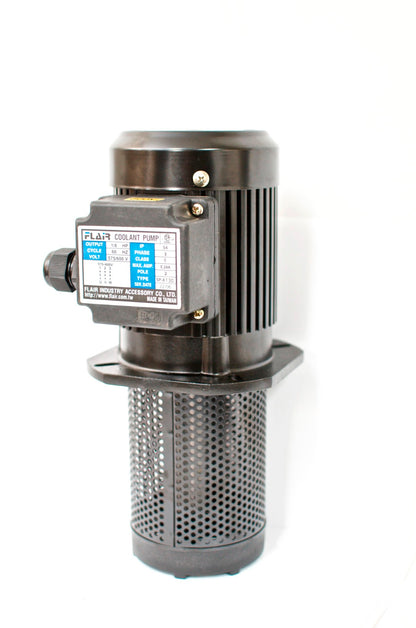 1/8 HP Filtered Coolant Pump, FLAIR SP-8130-575/600V-3 prewired 575V.L=130mm(5")
