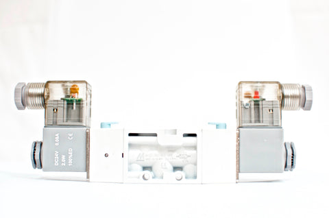 MINDMAN MVSC-260-4E2-DC24-L-NPT, 4-way, 2 position, double solenoid