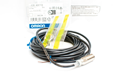 OMRON proximity switch E2E-X2C112 5M, 2mm sensing distance, 12 to 24 VDC