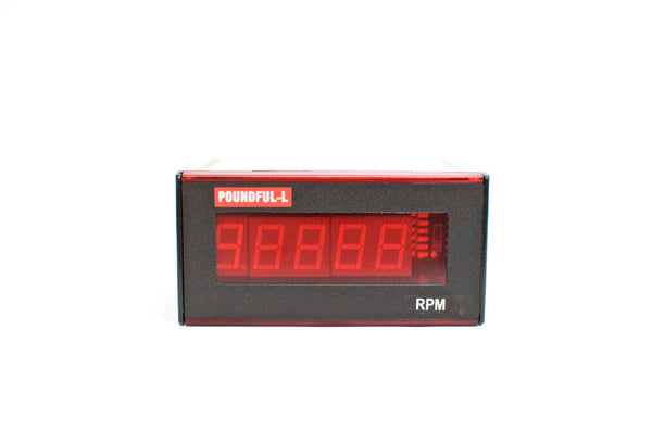 POUNDFUL Digital Panel Meter PF-2-AX INPUT : DC 0~10V DISP : 0~4999RPM