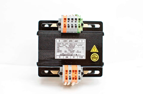 160VA Transformer 1PHASE INPUT: 220/255/440V OUTPUT: 24/110V HYG-004