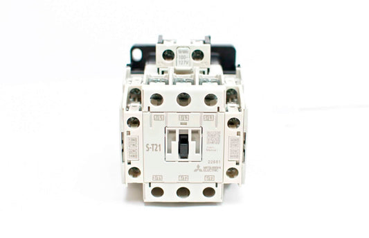 MITSUBISHI Magnetic Contactor S-T21, coil:100~127V 3A2a2b