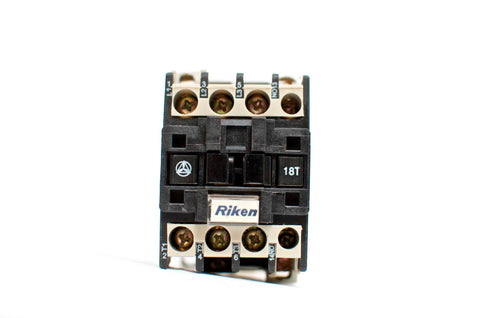 RIKEN Magnetic Contactor, RAB-A18T10 AC1 3P1a, Coil Voltage: 110V