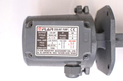 1/6 HP Machinery Coolant Pump, 110V/220V, 1PH, Shaft 6" (150mm),MC-6150-1