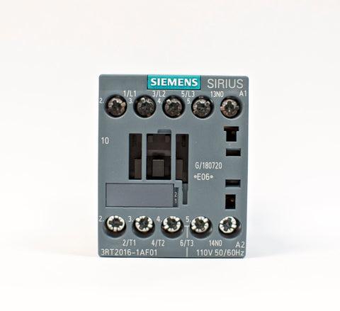 Siemens Contactor 3RT2016-1AF01 110V Coil NO