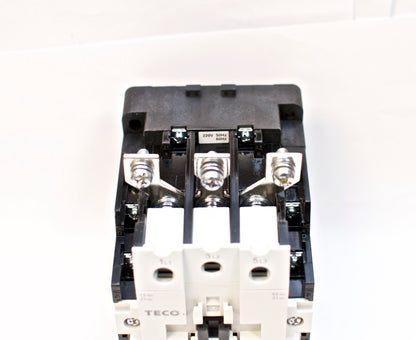 TECO CU-80 Magnetic Contactor, 104 Amp, 3 Phase, 220V Coil, 3A2a2b