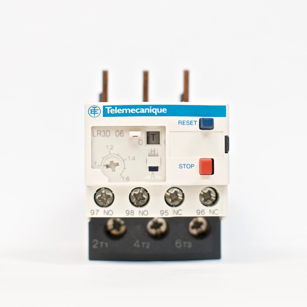 Schneider TeSys LR3D 06, thermal overload relay, 1~1.6 A, class 10A