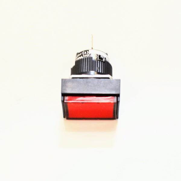 FUJI AH165-ZTR3 Red Pushbutton Command Switch 24VDC LED