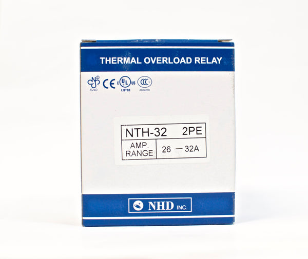 NHD thermal overload relay NTH-32 2PE,  26 ~ 32 amp
