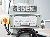 Eisen S-2AH milling machine head, R8 taper, 3 HP, 220V, 1-phase