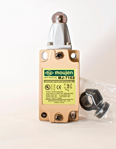 Moujen MJ-7102 Limit Switch, Roller Plunger, 10A/250VAC
