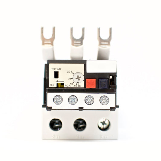 TECO RHU-80/75K3 thermal overload relay, Current range: 58 ~ 75A