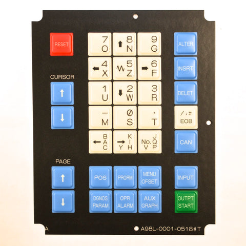 Tastiera A Membrana FANUC A98L-0001-0865#A Per Controllo Numerico – Modello F15B, Made In Japan